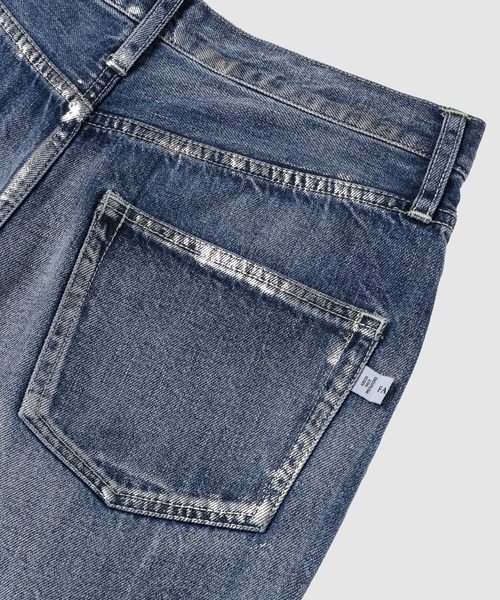 FACETASM（ファセッタズム）の「FOIL DENIM PANTS（デニムパンツ・メンズ・インディゴブルー・3/4）」の7枚目の写真