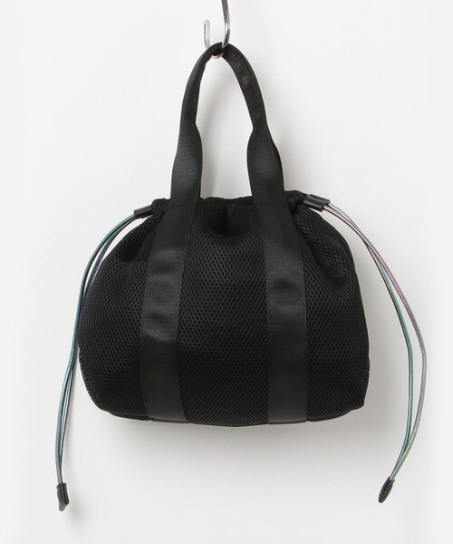 fredy emue（フレディエミュ）の「SMILEYメッシュ巾着トートバッグ（トートバッグ・レディース・ブラック/オフホワイト・FREE）」の10枚目の写真