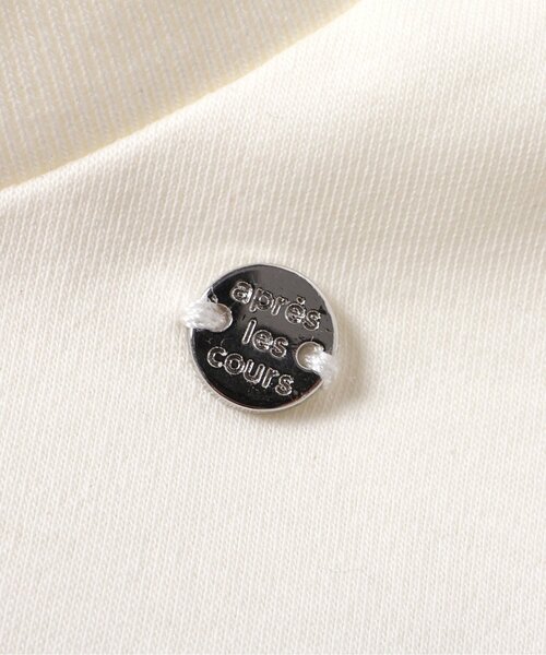 apres les cours（アプレレクール）の「【ジュニア対応】ハート刺繍バルーンドッキング半袖トップス（Tシャツ/カットソー・キッズ・ブラック/アイボリー・80/90/100/110/120/130/140）」の7枚目の写真