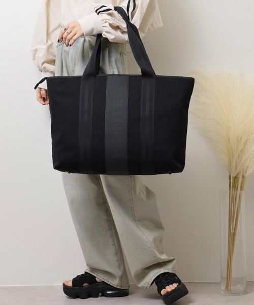 HUNTER リファインド スティッチ キャンバス ラージ トート