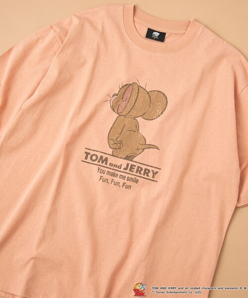 Tom＆Jerry（トムアンドジェリー）の「【好評につき追加生産】TOM and JERRY /（トムとジェリー）ヴィンテージライクTシャツ（Tシャツ/カットソー・メンズ・オフホワイト/ライトブルー/ダークグレー/その他3/その他1/その他9/その他4・M/S/XL/L）」の6枚目の写真