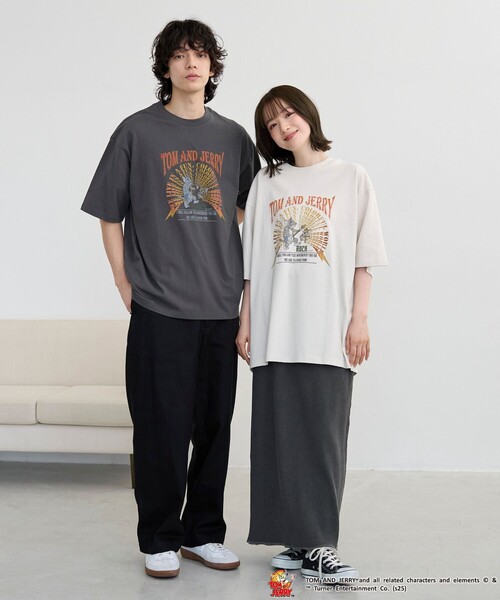 Tom＆Jerry（トムアンドジェリー）の「【好評につき追加生産】TOM and JERRY /（トムとジェリー）ヴィンテージライクTシャツ（Tシャツ/カットソー・メンズ・オフホワイト/ライトブルー/ダークグレー/その他3/その他1/その他9/その他4・M/S/XL/L）」の11枚目の写真