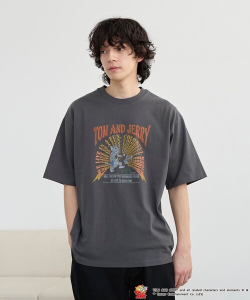 Tom＆Jerry（トムアンドジェリー）の「【好評につき追加生産】TOM and JERRY /（トムとジェリー）ヴィンテージライクTシャツ（Tシャツ/カットソー・メンズ・オフホワイト/ライトブルー/ダークグレー/その他3/その他1/その他9/その他4・M/S/XL/L）」の14枚目の写真