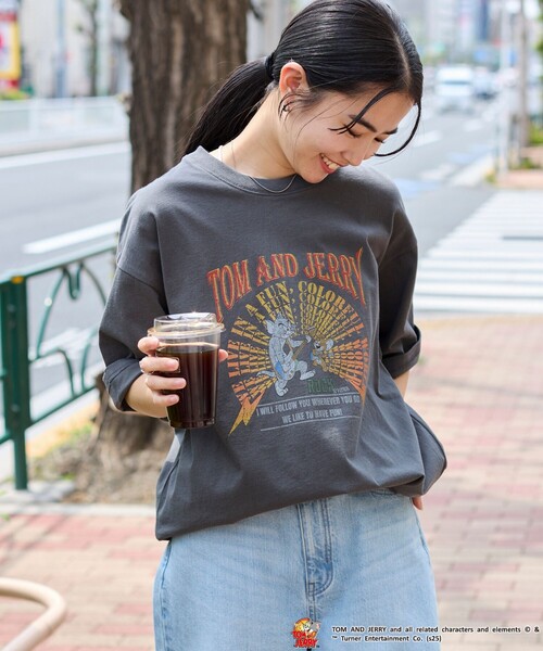 Tom＆Jerry（トムアンドジェリー）の「【好評につき追加生産】TOM and JERRY /（トムとジェリー）ヴィンテージライクTシャツ（Tシャツ/カットソー・メンズ・オフホワイト/ライトブルー/ダークグレー/その他3/その他1/その他9/その他4・M/S/XL/L）」の16枚目の写真