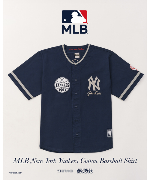 90s MLB スターター ヤンキース ベースボール シャツ L
