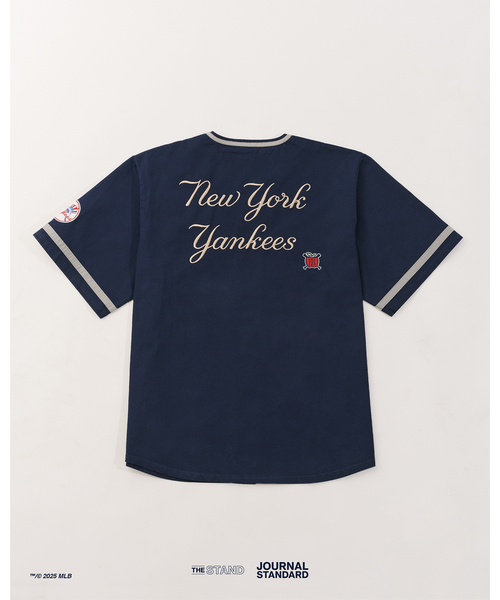 セール】MLB YANKEES COTTON BASEBALL S/S（シャツ/ブラウス