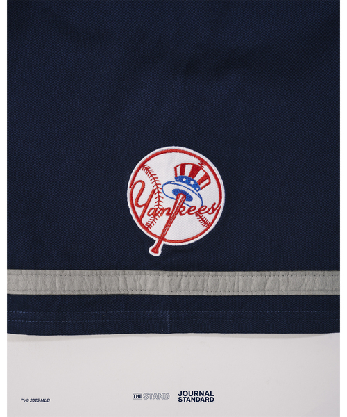 MLB(メジャーリーグベースボール)の「MLB YANKEES COTTON BASEBALL S/S(シャツ/ブラウス・メンズ・ネイビー・MEDIUM/LARGE/X-LARGE)」の3枚目の写真