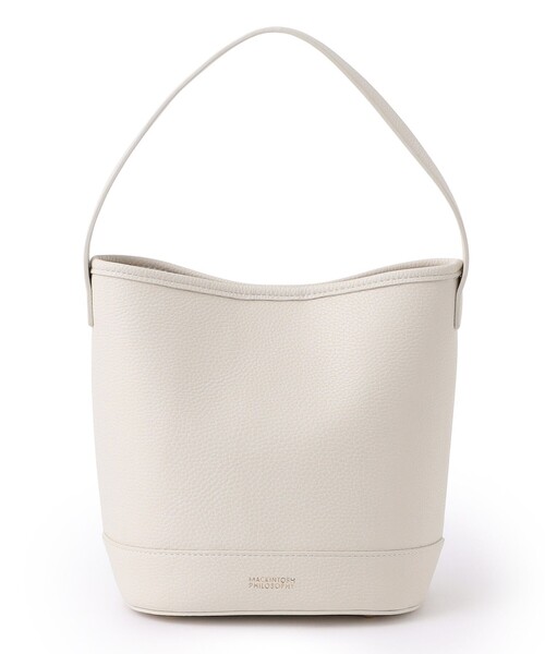 MACKINTOSH PHILOSOPHY（ﾏｯｷﾝﾄｯｼｭ ﾌｨﾛｿﾌｨｰ）の「ワンハンドルミニバッグ（ハンドバッグ・レディース・オフホワイト/ブルー/ブラック・FREE）」の2枚目の写真