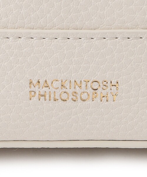 MACKINTOSH PHILOSOPHY（ﾏｯｷﾝﾄｯｼｭ ﾌｨﾛｿﾌｨｰ）の「ワンハンドルミニバッグ（ハンドバッグ・レディース・オフホワイト/ブルー/ブラック・FREE）」の4枚目の写真