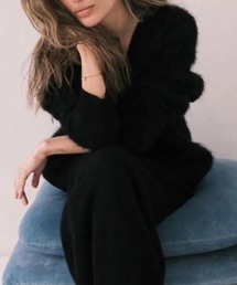 Vneck SHAGGY CARDIGAN