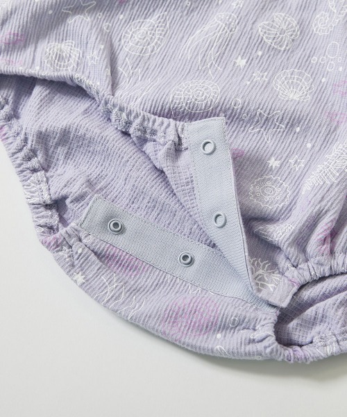 devirock(デビロック)の「着心地やわらか おやすみ甚平 ロンパース(浴衣・キッズ・ピンク系1/ブルー系1/ネイビー系1/グレー系1・70cm/80cm)」の12枚目の写真