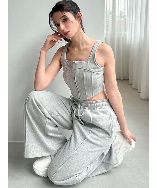 RESEXXY（リゼクシー）の「スウェットワイドパンツ【セットアップ着用