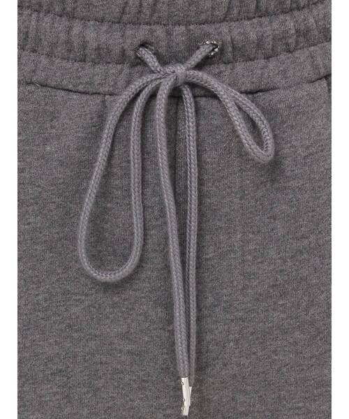 RESEXXY（リゼクシー）の「スウェットワイドパンツ【セットアップ着用可能】（スウェットパンツ・レディース・ブラック/チャコールグレー/ライトグレー・FREE）」の7枚目の写真