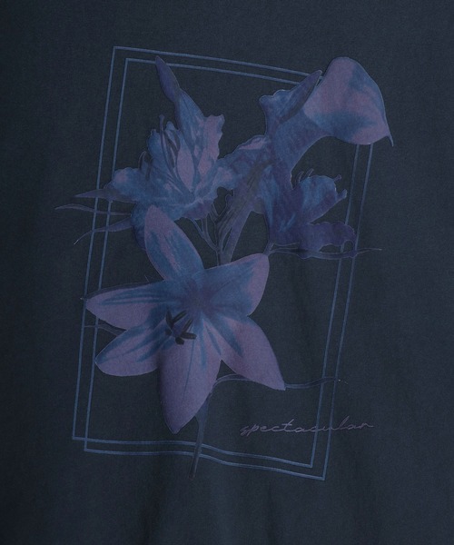 ANPAS(アンパス)の「Flower Graphic Print Pigment Processing T-Shirt/ピグメント フラワーグラフィックプリント 半袖 Tシャツ レディース メンズ(Tシャツ/カットソー・メンズ・ブラック/グレー系その他/ブラック系その他2/ブラック系その他/ブラック系その他3/チャコール/グレー系その他2/グレー系その他3・M/L)」の20枚目の写真