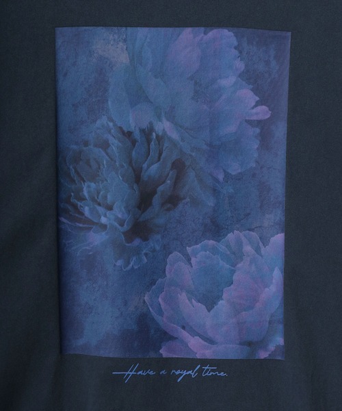 ANPAS(アンパス)の「Flower Graphic Print Pigment Processing T-Shirt/ピグメント フラワーグラフィックプリント 半袖 Tシャツ レディース メンズ(Tシャツ/カットソー・メンズ・ブラック/グレー系その他/ブラック系その他2/ブラック系その他/ブラック系その他3/チャコール/グレー系その他2/グレー系その他3・M/L)」の21枚目の写真