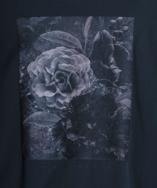 ANPAS(アンパス)の「Flower Graphic Print Pigment Processing T-Shirt/ピグメント フラワーグラフィックプリント 半袖 Tシャツ レディース メンズ(Tシャツ/カットソー・メンズ・ブラック/グレー系その他/ブラック系その他2/ブラック系その他/ブラック系その他3/チャコール/グレー系その他2/グレー系その他3・M/L)」の22枚目の写真