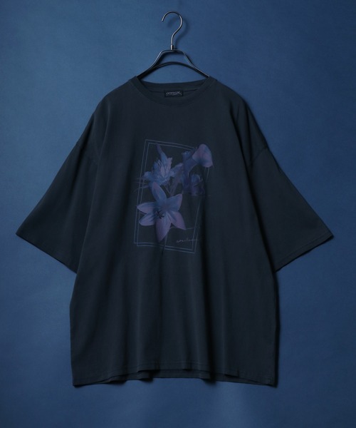 ANPAS(アンパス)の「Flower Graphic Print Pigment Processing T-Shirt/ピグメント フラワーグラフィックプリント 半袖 Tシャツ レディース メンズ(Tシャツ/カットソー・メンズ・ブラック/グレー系その他/ブラック系その他2/ブラック系その他/ブラック系その他3/チャコール/グレー系その他2/グレー系その他3・M/L)」の10枚目の写真