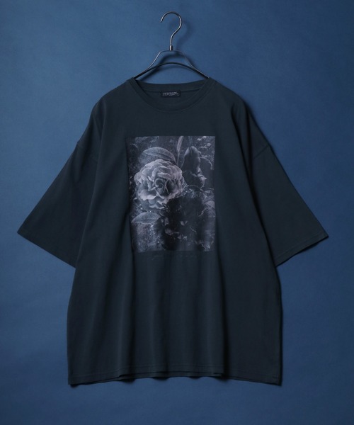 ANPAS(アンパス)の「Flower Graphic Print Pigment Processing T-Shirt/ピグメント フラワーグラフィックプリント 半袖 Tシャツ レディース メンズ(Tシャツ/カットソー・メンズ・ブラック/グレー系その他/ブラック系その他2/ブラック系その他/ブラック系その他3/チャコール/グレー系その他2/グレー系その他3・M/L)」の12枚目の写真