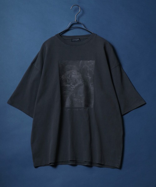 ANPAS(アンパス)の「Flower Graphic Print Pigment Processing T-Shirt/ピグメント フラワーグラフィックプリント 半袖 Tシャツ レディース メンズ(Tシャツ/カットソー・メンズ・ブラック/グレー系その他/ブラック系その他2/ブラック系その他/ブラック系その他3/チャコール/グレー系その他2/グレー系その他3・M/L)」の17枚目の写真