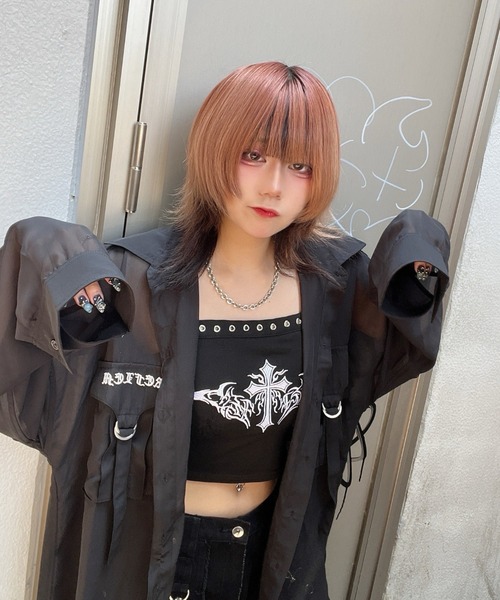 REFLEM（レフレム）の「『REFLEM/レフレム』ハトメ付きキャミソール（キャミソール・レディース・ブラック/レオパード・FREE）」の22枚目の写真