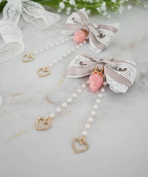 MA*RS（アメーバーマーズ）の「いちご×ハートレースりぼん2個SET