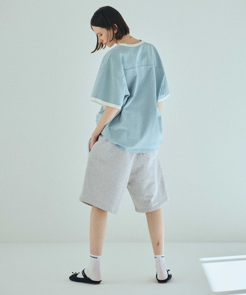 SEA（シー）の「SEAVALLEY ユニフォーム TEE（Tシャツ/カットソー・レディース・チャコールグレー/ネイビー/ホワイト・0/2）」の5枚目の写真