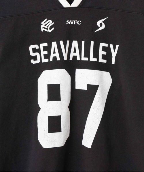 SEA（シー）の「SEAVALLEY ユニフォーム TEE（Tシャツ/カットソー・レディース・チャコールグレー/ネイビー/ホワイト・0/2）」の16枚目の写真