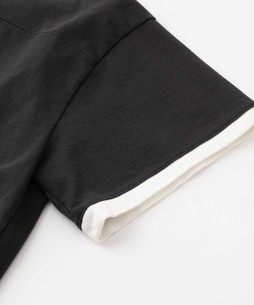 SEA（シー）の「SEAVALLEY ユニフォーム TEE（Tシャツ/カットソー・レディース・チャコールグレー/ネイビー/ホワイト・0/2）」の19枚目の写真