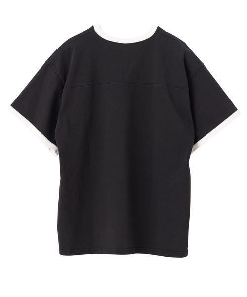 SEA（シー）の「SEAVALLEY ユニフォーム TEE（Tシャツ/カットソー・レディース・チャコールグレー/ネイビー/ホワイト・0/2）」の21枚目の写真