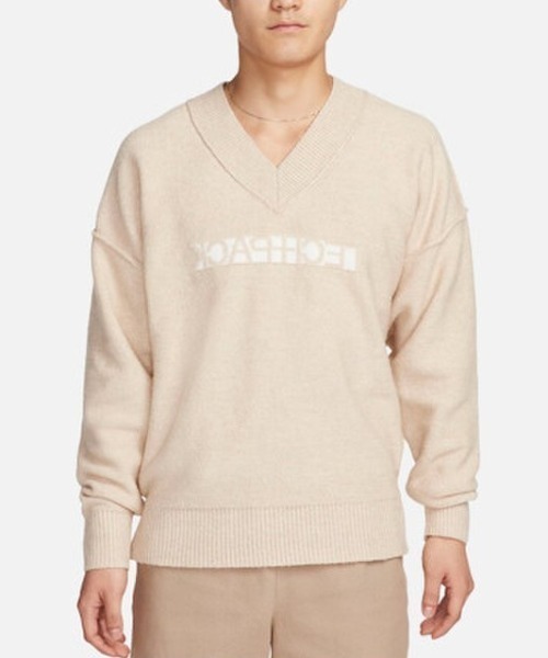 Nike ニットセーター L ベージュ・ブラウン・ネイビー 楽天市場】NIKE ナイキ ニット サイズ:M 22AW スウッシュ