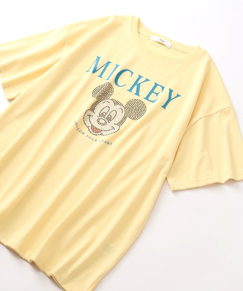 セール】【Disney/ディズニー】ラインストーンミッキーハーフ