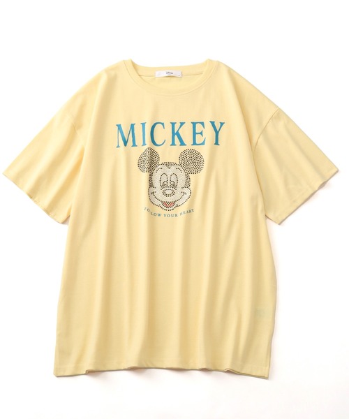 セール】【Disney/ディズニー】ラインストーンミッキーハーフ