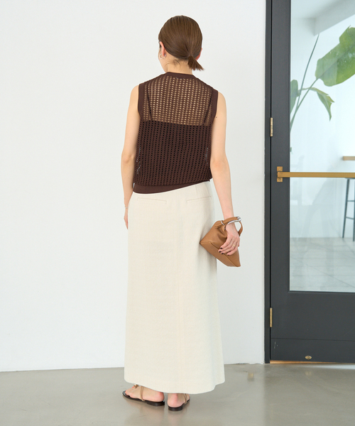 IENA（イエナ）の「ツイードスリットスカート（スカート）」 - WEAR
