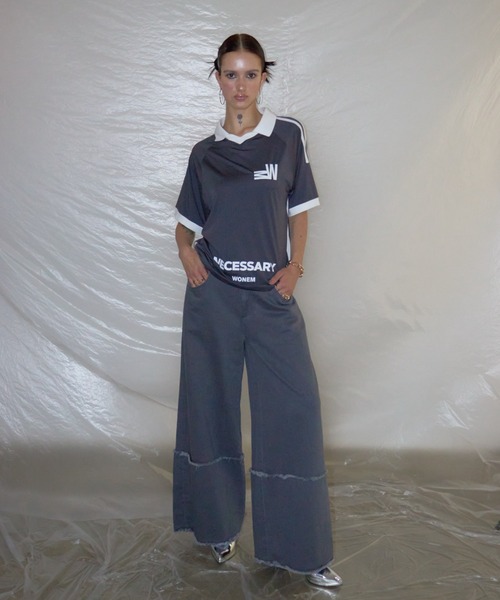 WONEM(ウォンエム)の「デニムパンツ(デニムパンツ・レディース・グレー・1)」の3枚目の写真