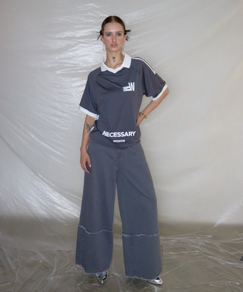 WONEM(ウォンエム)の「デニムパンツ(デニムパンツ・レディース・グレー・1)」の4枚目の写真