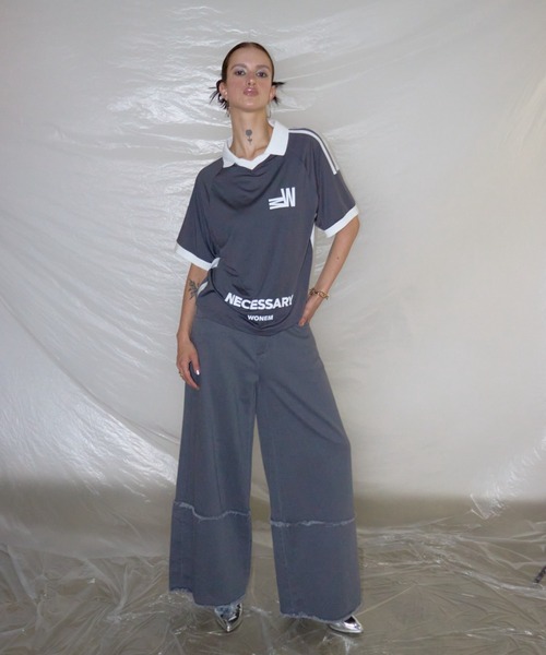 WONEM(ウォンエム)の「デニムパンツ(デニムパンツ・レディース・グレー・1)」の5枚目の写真