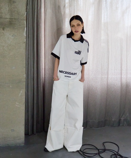 WONEM(ウォンエム)の「デニムパンツ(デニムパンツ・レディース・グレー・1)」の8枚目の写真