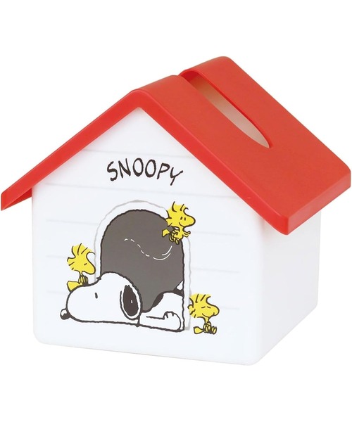PEANUTS 】 スヌーピー ハウス型ティッシュケース 25S4（掃除グッズ