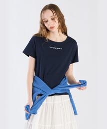(新品)アニエス・ベー　日向坂 Tシャツ 水色 ラブトゥーオールTシャツ ｜To b. by agnès b.（トゥービー バイ