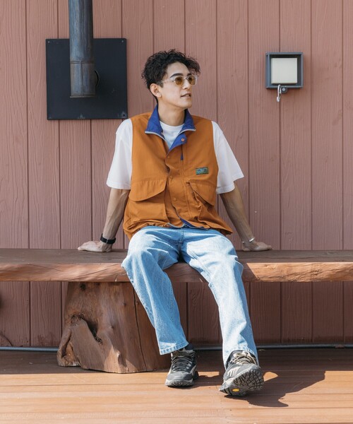 Foxfire（フォックスファイヤー）の「Foxfire/フォックスファイヤー 別注 Destination Vest/ディストネーション ベスト（その他アウター・メンズ・ライトグレー/ブラック/オリーブ/オレンジ・MEDIUM/LARGE）」の5枚目の写真