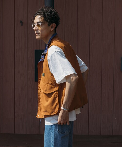 Foxfire（フォックスファイヤー）の「Foxfire/フォックスファイヤー 別注 Destination Vest/ディストネーション ベスト（その他アウター・メンズ・ライトグレー/ブラック/オリーブ/オレンジ・MEDIUM/LARGE）」の15枚目の写真