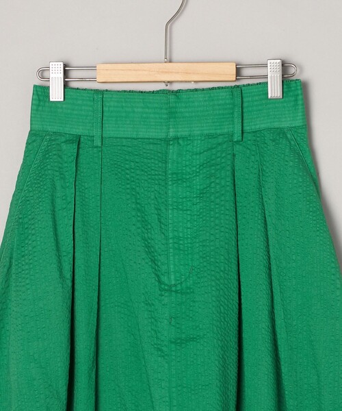 セール】【大草直子さんコラボ】AMARC(アマーク) タックフレアスカート