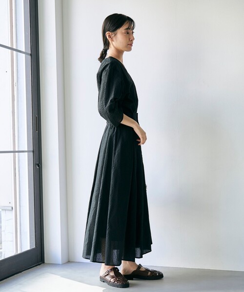RONEL(ロネル)の「【大草直子さんコラボ】AMARC(アマーク) タックフレアスカート(スカート・レディース・ライトブルー/ブラック/ケリーグリーン・S/M/L)」の21枚目の写真