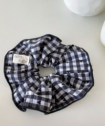 Mayree | 【urge select】ギンガムチェック ハート刺繍 シュシュ(シュシュ)