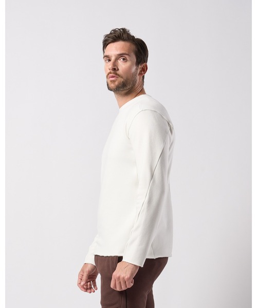 wjk（ダヴルジェイケイ）の「back boa seam trainer（スウェット・メンズ・ブラック/ダークカーキ/ホワイト・SMALL/MEDIUM/LARGE/X-LARGE）」の5枚目の写真