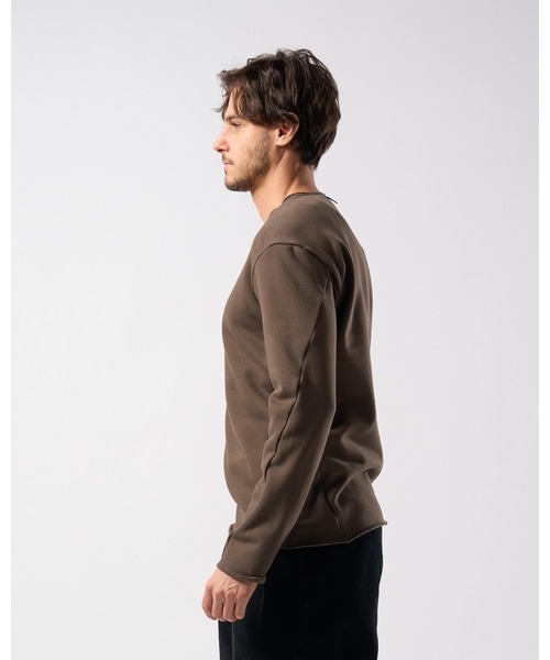wjk（ダヴルジェイケイ）の「back boa seam trainer（スウェット・メンズ・ブラック/ダークカーキ/ホワイト・SMALL/MEDIUM/LARGE/X-LARGE）」の16枚目の写真