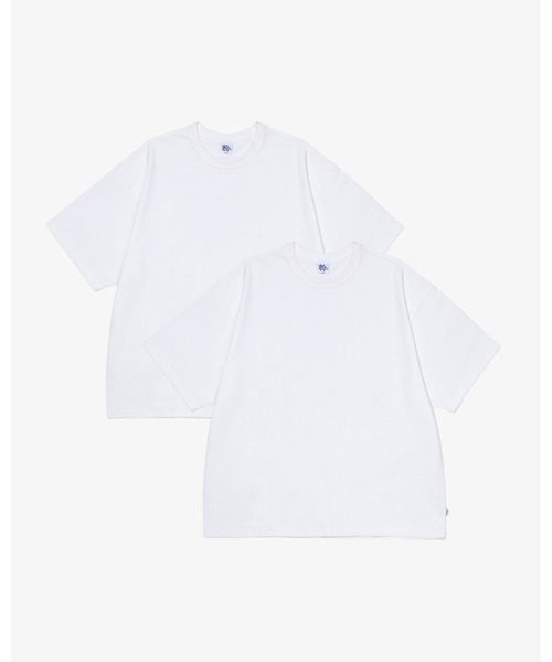 KEBOZ(ケボズ)の「2 PACK HEAVY WEIGHT S/S TEE(Tシャツ/カットソー・メンズ・ブラック/ホワイト・2XL/XL/L/M/S)」の4枚目の写真