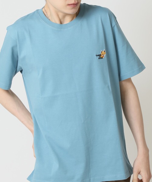 ARCADE(アーケード)の「コットンUSA ワンポイント刺繍 プリント半袖Tシャツ(Tシャツ/カットソー・メンズ・ホワイト系1/イエロー系4/オレンジ系3/ブルー系1/ブラック系2/ベージュ系2/ネイビー系4/グレー系3・M/LL/L)」の6枚目の写真