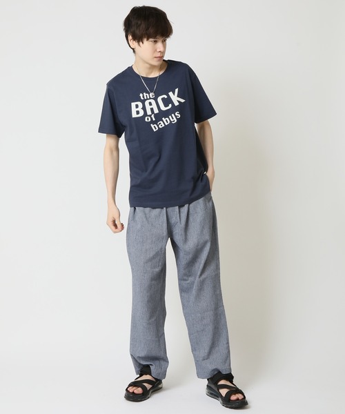 ARCADE(アーケード)の「コットンUSA ワンポイント刺繍 プリント半袖Tシャツ(Tシャツ/カットソー・メンズ・ホワイト系1/イエロー系4/オレンジ系3/ブルー系1/ブラック系2/ベージュ系2/ネイビー系4/グレー系3・M/LL/L)」の15枚目の写真
