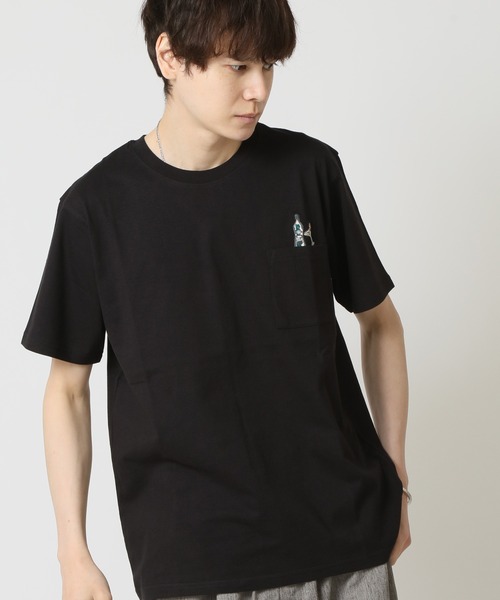 ARCADE(アーケード)の「コットンUSA ワンポイント刺繍 プリント半袖Tシャツ(Tシャツ/カットソー・メンズ・ホワイト系1/イエロー系4/オレンジ系3/ブルー系1/ブラック系2/ベージュ系2/ネイビー系4/グレー系3・M/LL/L)」の16枚目の写真